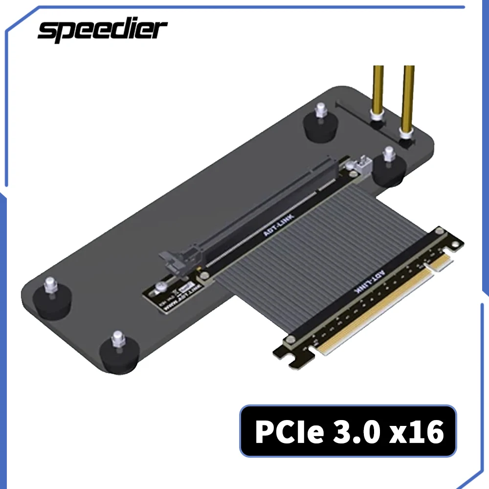 Вертикальный кронштейн для вид – обзор и цена Pcie 4.0 X16 Riser Cable 90 Degree