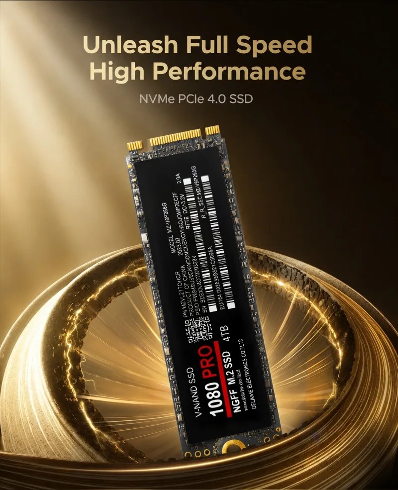 100% оригинальный SSD 1080PRO  – обзор и цена M.2 Nvme 4Tb Pcie 4.0 Ssd