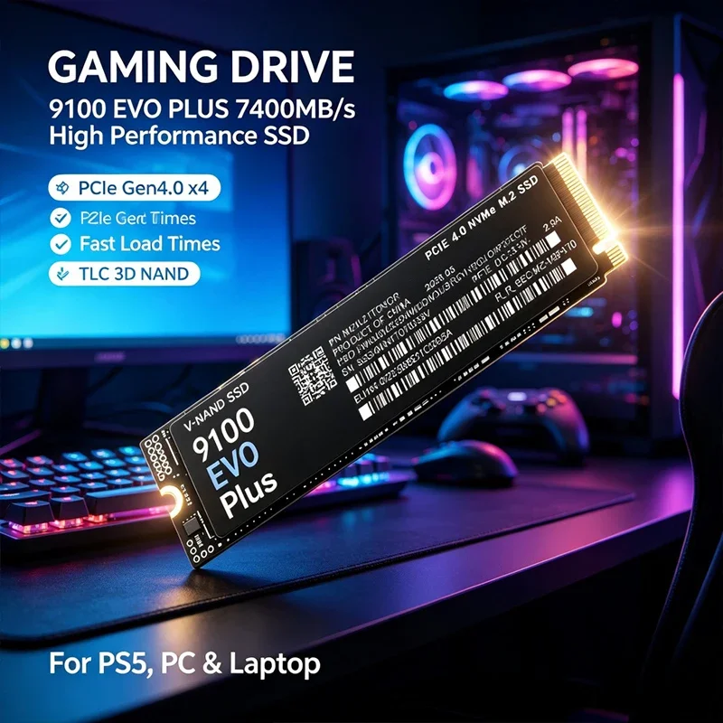 9100 EVO Plus M.2 NVMe SSD 1 Т – обзор и цена M.2 Nvme 4Tb Pcie 4.0 Ssd