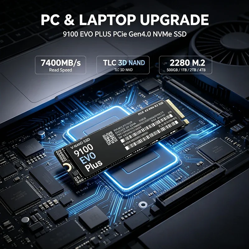 9100 EVO Plus M.2 NVMe SSD 1 Т – обзор и цена M.2 Nvme 4Tb Pcie 4.0 Ssd
