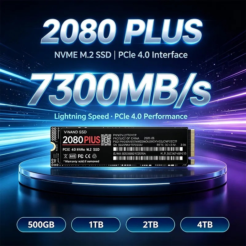 НОВЫЙ 2080 PLUS NVMe M.2 2280  – обзор и цена M.2 Nvme 4Tb Pcie 4.0 Ssd